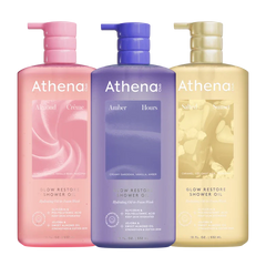 Glow Restore Shower Oil Trio - Travel Edit